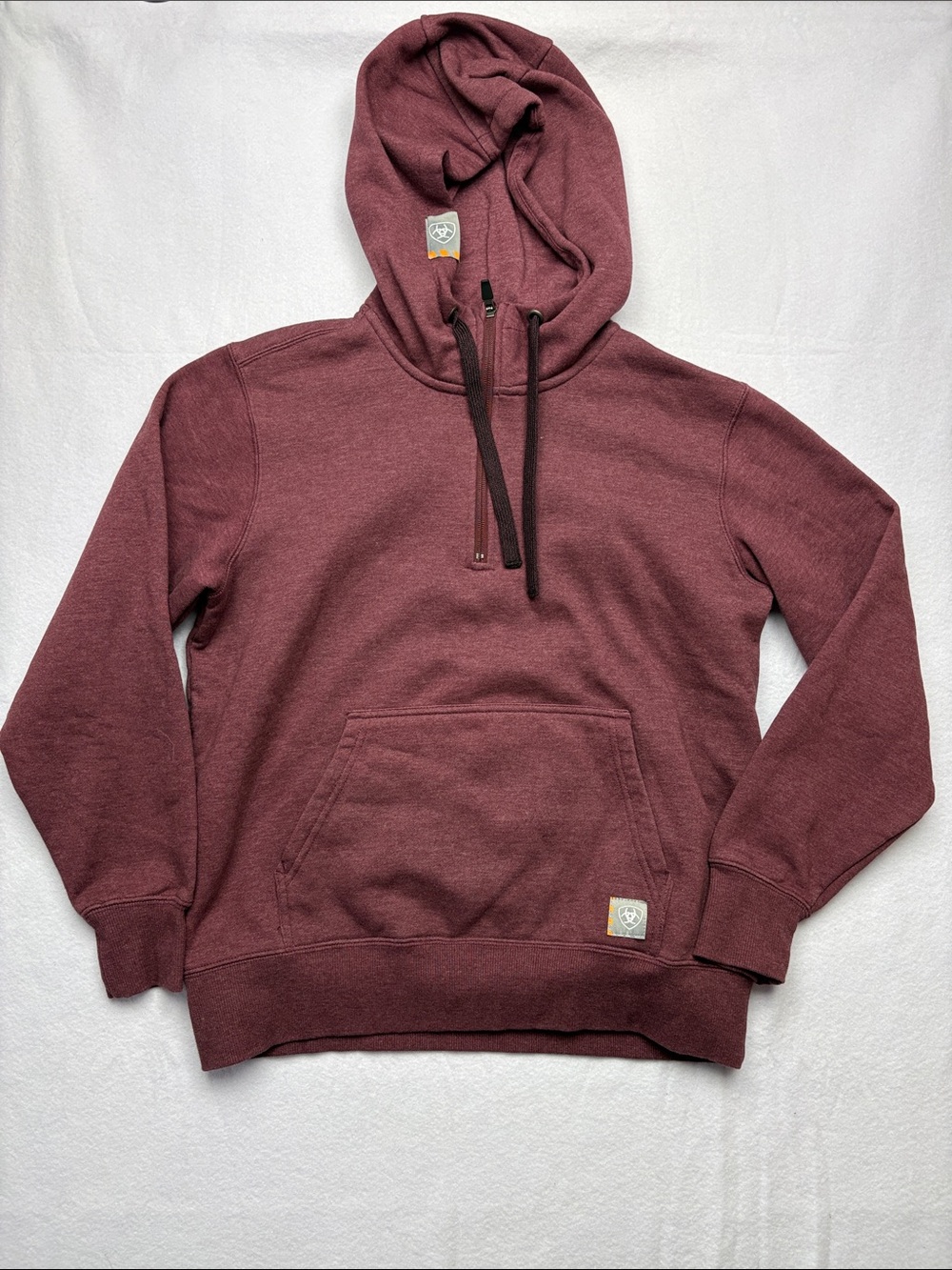 Ariat size medium Women's Maroon Pullover Hoodie rebar work